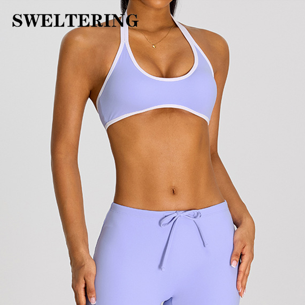 Pilates Yoga Wrap Top - Soutien-gorge de yoga dos nu pour
