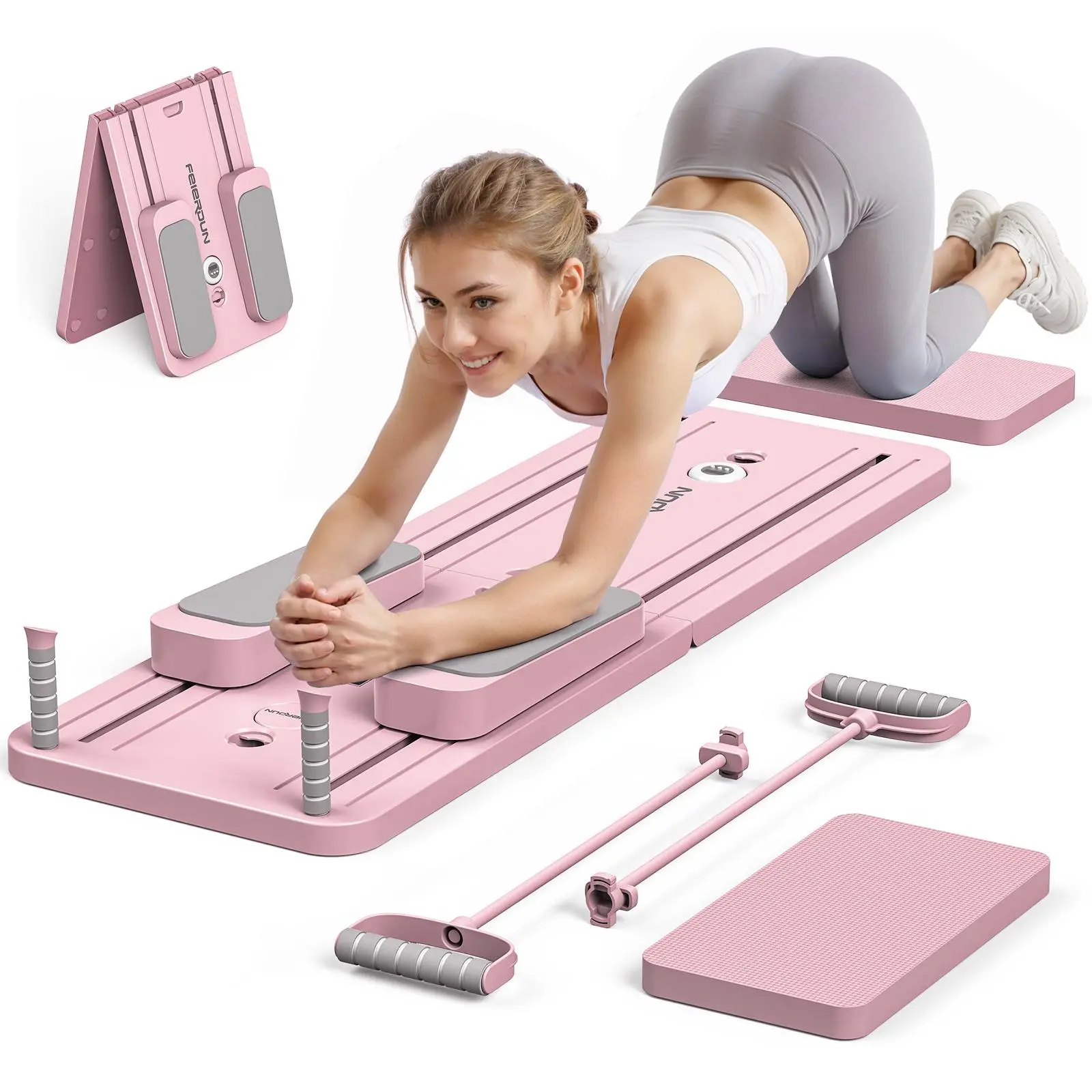 Pilates & Yoga Unleashed International Academy Yonkers - Planche de Pilates pliable multifonctionnelle, appareil