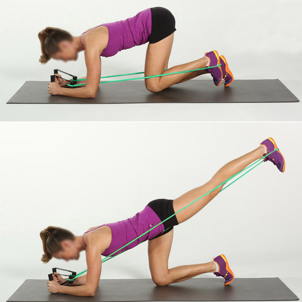 Pilates Yoga Stretching - 1 Bande de résistance élastique en