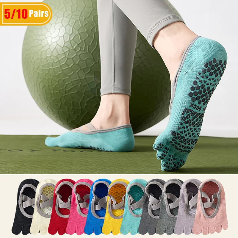 Pilates With Yoga - 5/10 paires de chaussettes de yoga