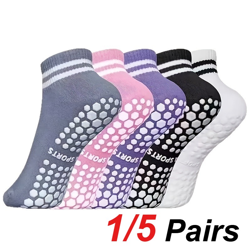 Fitness Yoga Pilates - 1/5 paires de chaussettes de yoga