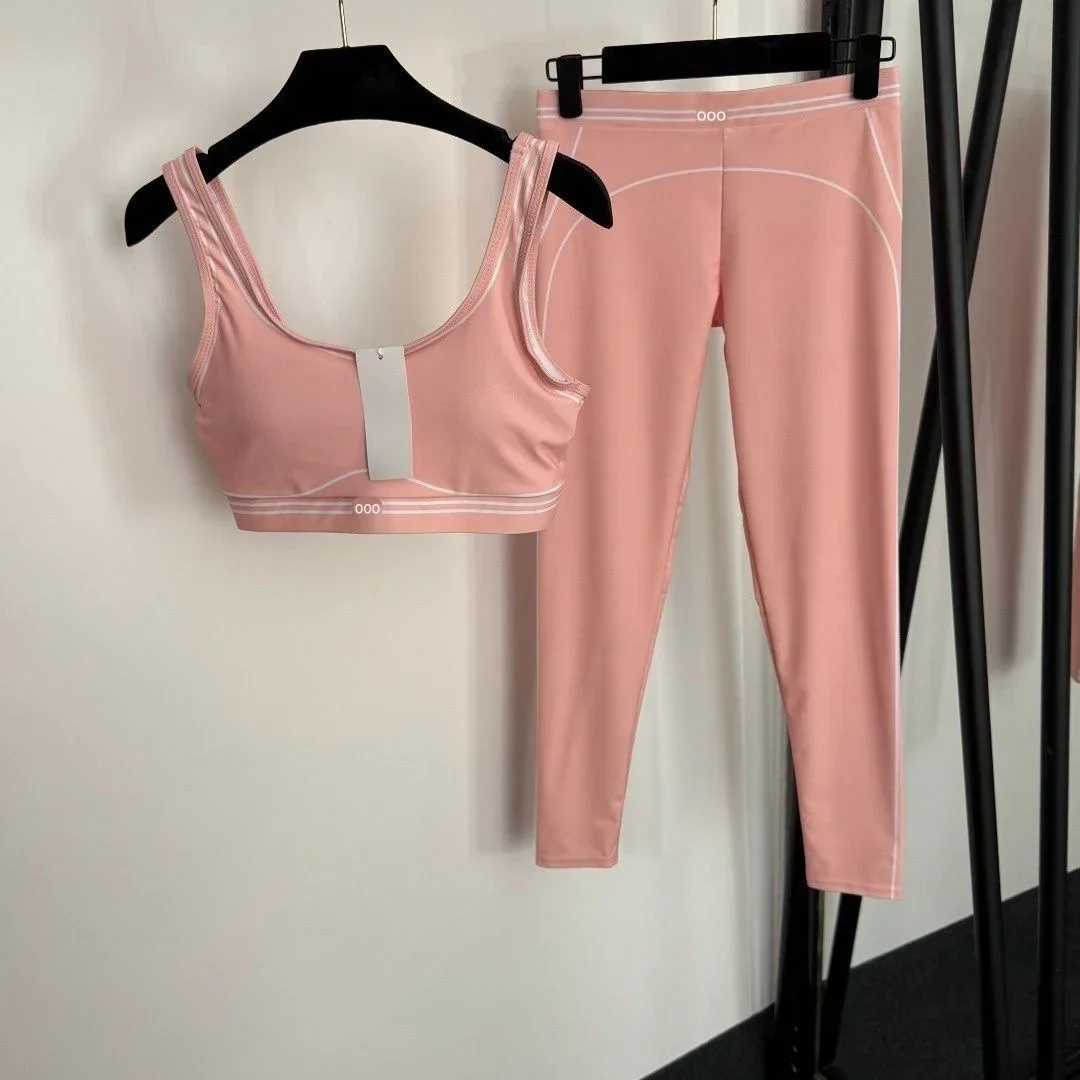 Pilates Yoga Stretching - Ensemble deux pièces décontracté et respirant