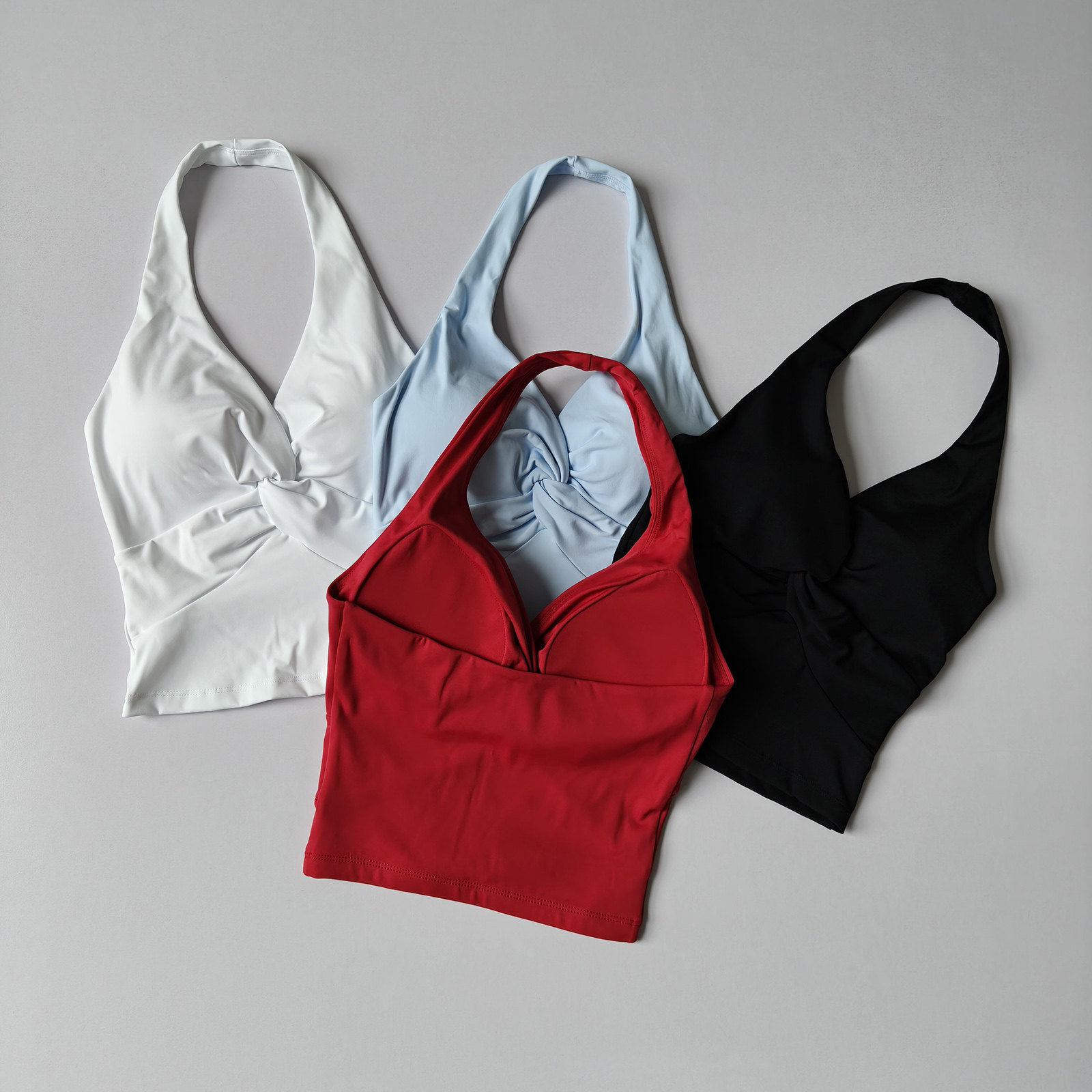 Pilates Yoga Wrap Top - Soutien-gorge de sport une pièce sans