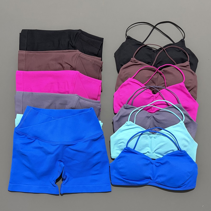 Pilates Yoga Outfit - 2 pièces Vision ensemble de gymnastique