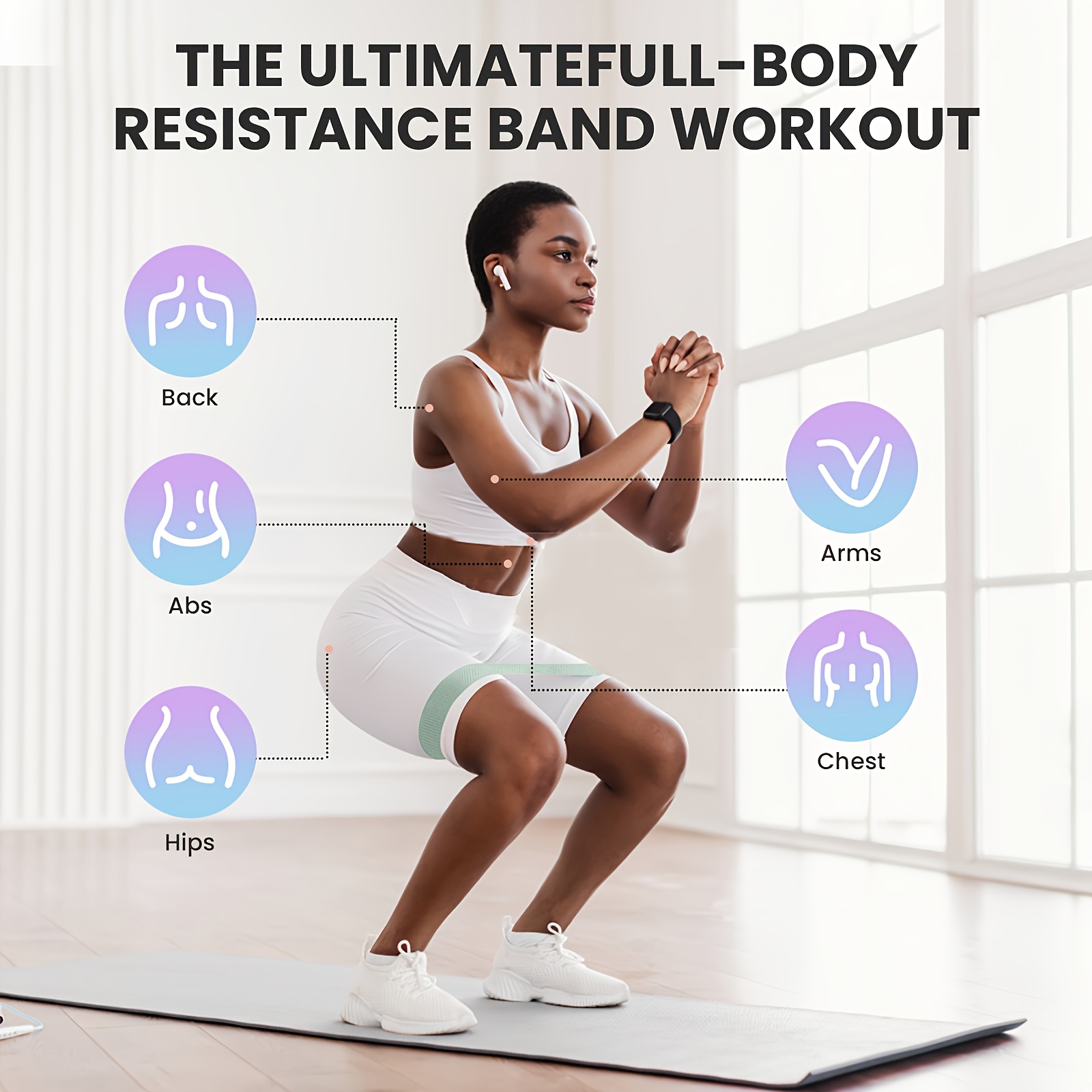 1 pièce/4 pièces bandes de rés - Pilates Yoga Core avis et prix