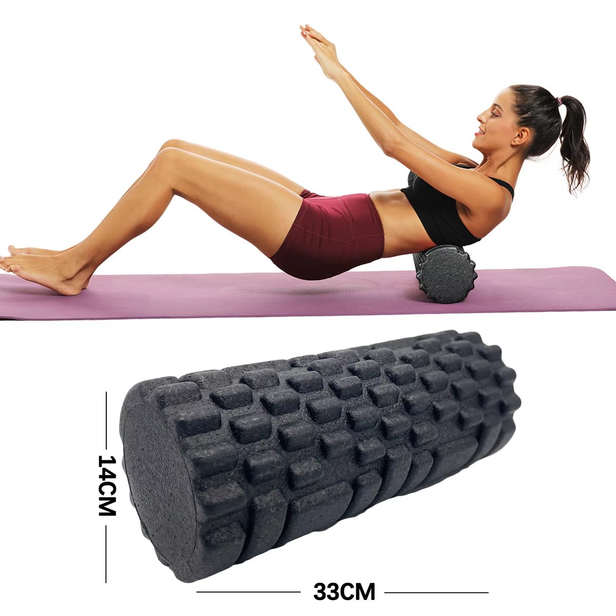 30/33cm Fitness rouleau de mou - Pilates Yoga Roller avis et prix