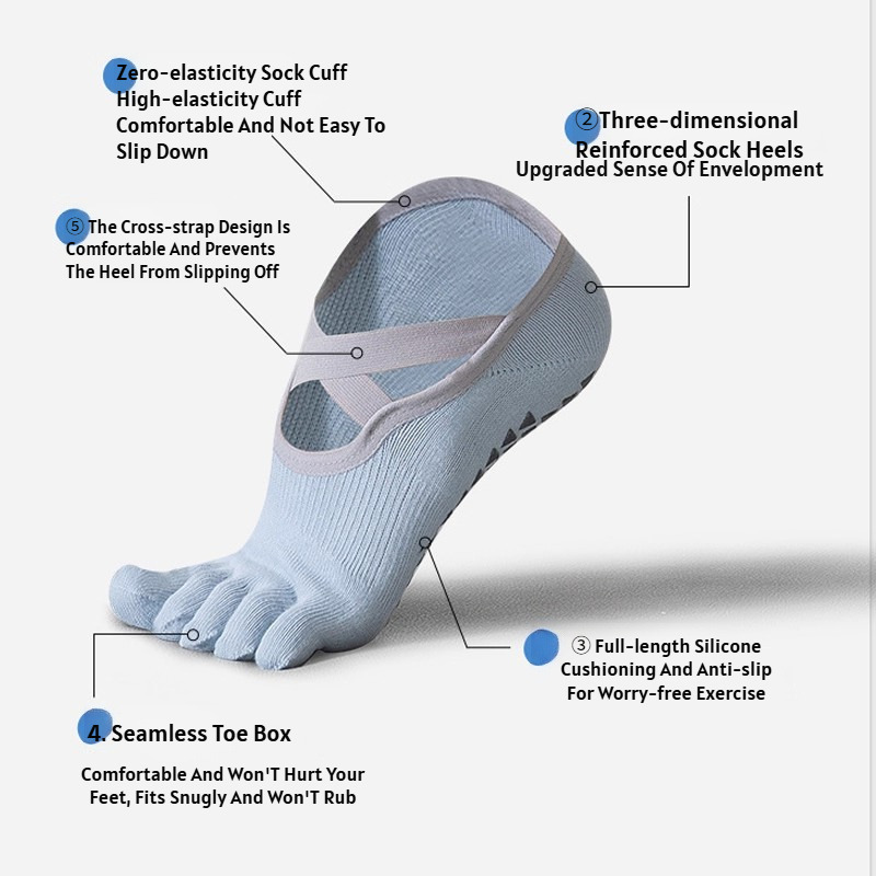 Chaussettes de yoga fines à ci - Pilates With Yoga avis et prix
