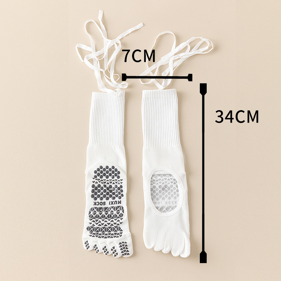 Chaussettes de yoga à lacets p - Pilates With Yoga avis et prix