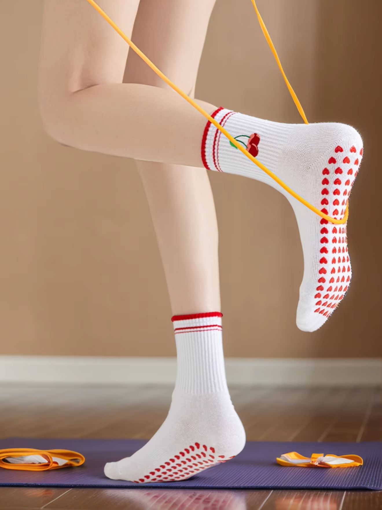 1 paire de chaussettes de yoga - Fitness Yoga Pilates avis et prix
